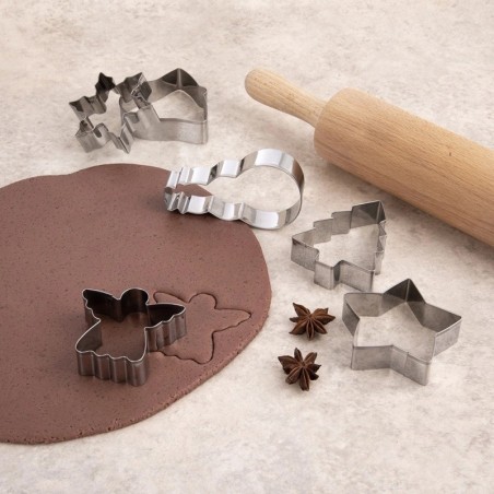 Terasest küpsisevormid 6 tk.