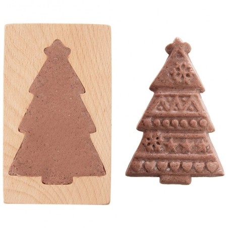 Puidust jõulupuu küpsiselõikur 13x8 cm | FreshDesign.ee