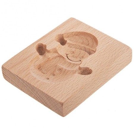 Puidust lumememme küpsisevorm 11x9,5 cm | FreshDesign.ee