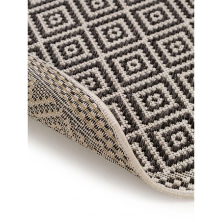 Cleo valge/must sise- ja välisvaip Ø 150 c... | FreshDesign.ee