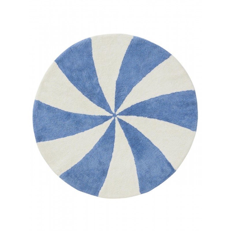 Cecilia blau_weiss Ø 120 cm ümmargune | FreshDesign.ee