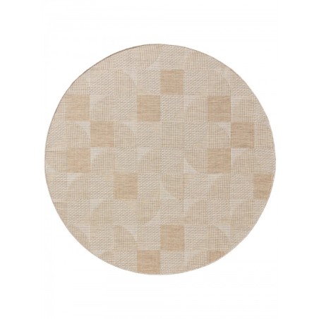 Bronco Cream sise- ja välisvaip Ø 160 cm ümar | FreshDesign.ee