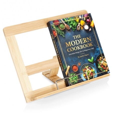 Reguleeritav bambusest kokaraamatualus | FreshDesign.ee