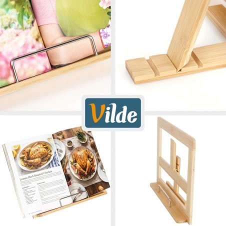 Reguleeritav bambusest kokaraamatualus | FreshDesign.ee