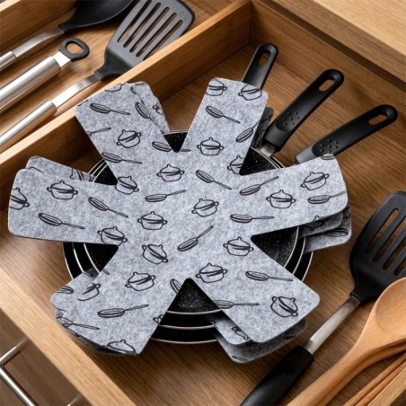 Kaitsejagajad pannidele, vilt, 38 cm, 3 tk.