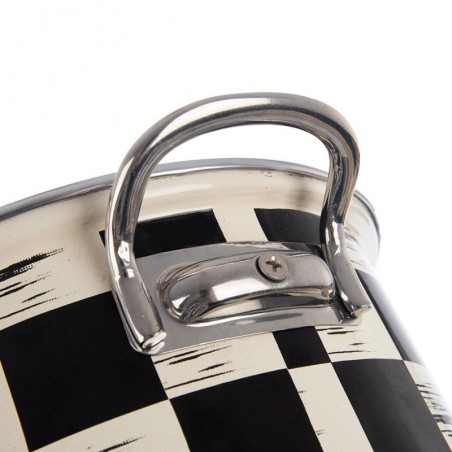 Emailitud pott CHECKTAHV 22 cm, 3 liitrit | FreshDesign.ee