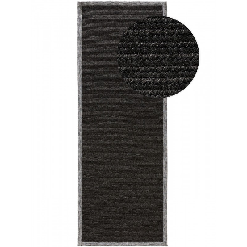 Sise- ja välisvaip Runner Nandi Must 70x200 cm | FreshDesign.ee