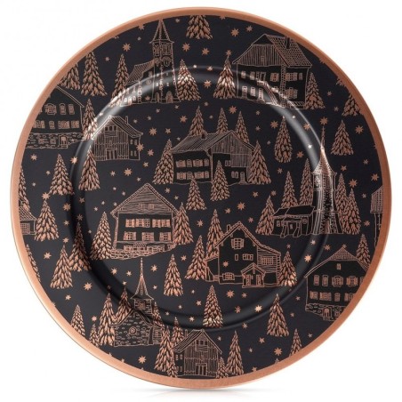 Must vasest alustaldrik, 33 cm | FreshDesign.ee