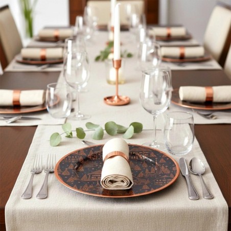 Must vasest alustaldrik, 33 cm | FreshDesign.ee