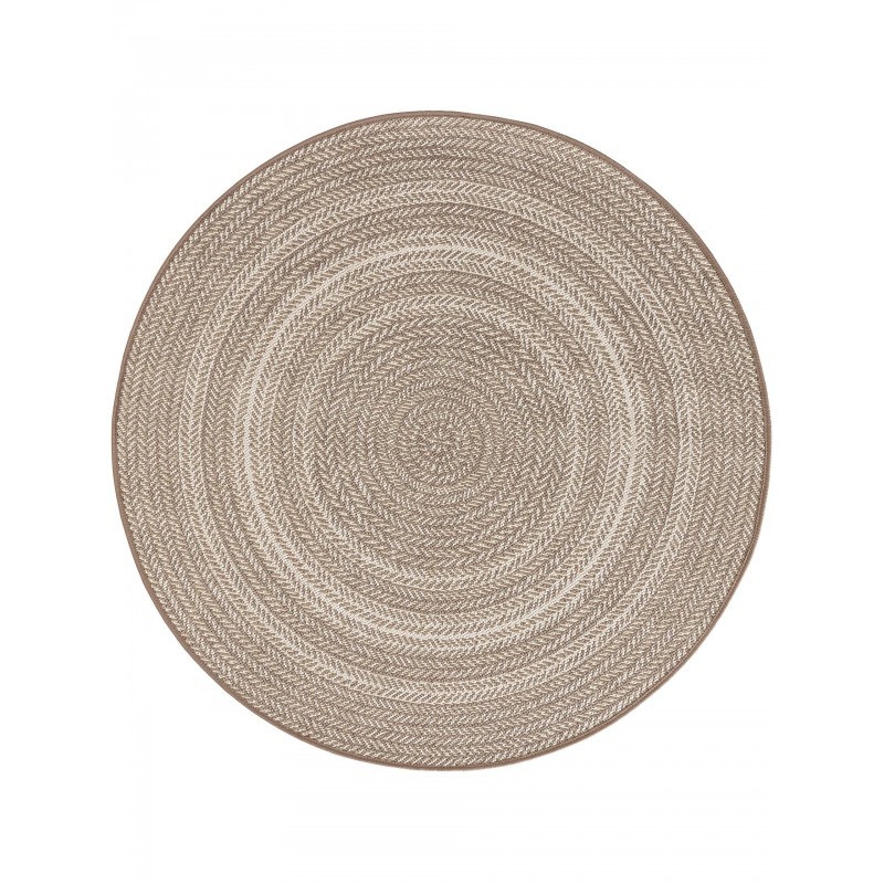 Sise- ja välisvaip Round Rug Metro Cream/T... | FreshDesign.ee