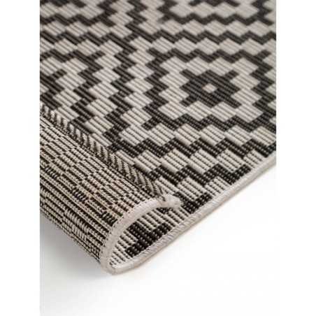 Sise- ja välisvaip Metro must/valge 80x200 cm | FreshDesign.ee