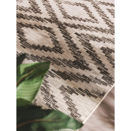 Sise- ja välisvaip Cleo valge/must 80x150 cm | FreshDesign.ee