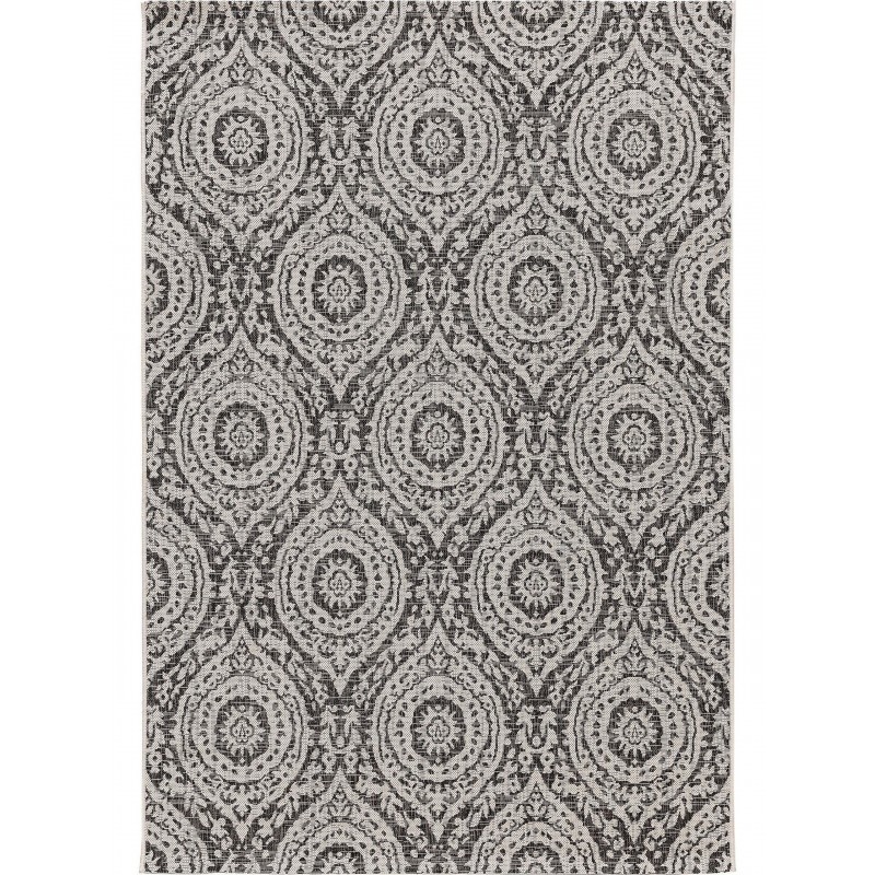 Sise- ja välisvaip Cleo valge/must 80x150 cm | FreshDesign.ee