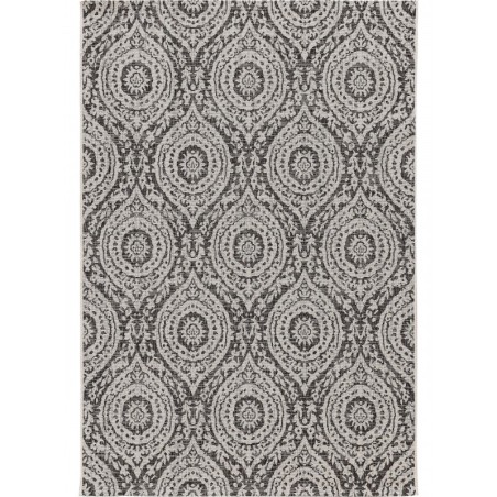 Sise- ja välisvaip Cleo valge/must 80x150 cm | FreshDesign.ee