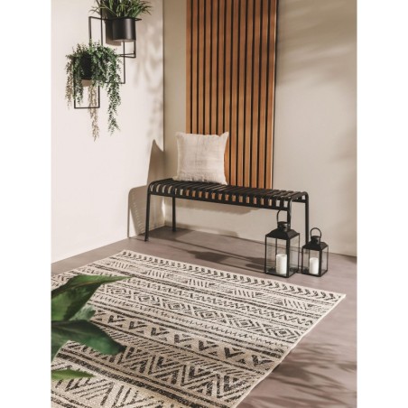 Sise- ja välisvaip Cleo valge/must 300x400 cm