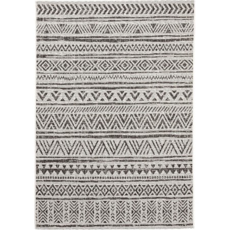 Sise- ja välisvaip Cleo valge/must 200x290 cm | FreshDesign.ee