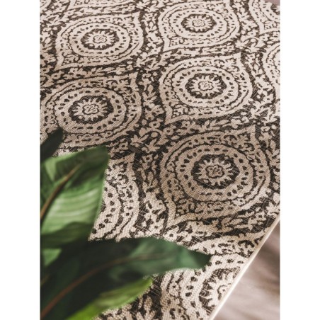 Sise- ja välisvaip Cleo valge/must 120x170 cm | FreshDesign.ee