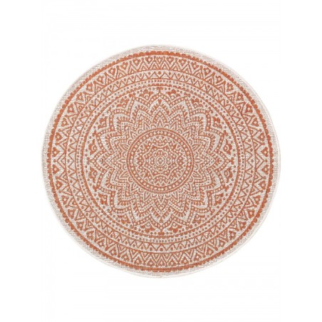 Sise- ja välisvaip Cleo Orange Ø 120 cm üm... | FreshDesign.ee