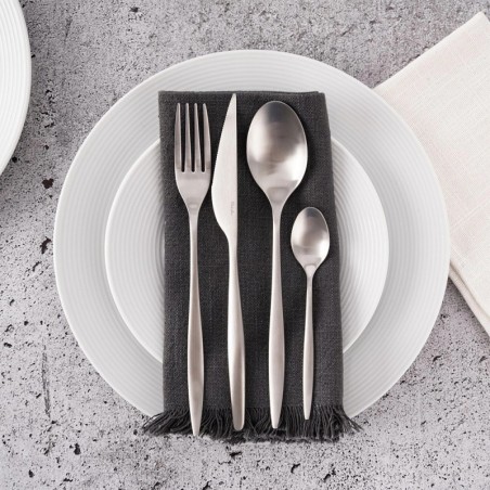 Terasest söögiriistade komplekt 6 inimesele, 24 tk.