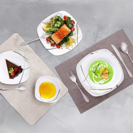 Terasest söögiriistade komplekt 6 inimesel... | FreshDesign.ee