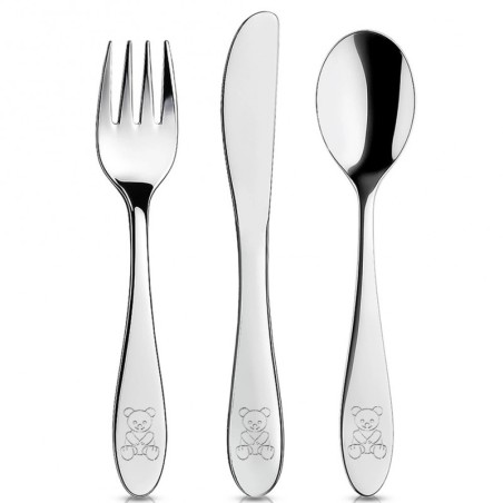 Terasest söögiriistade komplekt lastele, 3 tk. | FreshDesign.ee