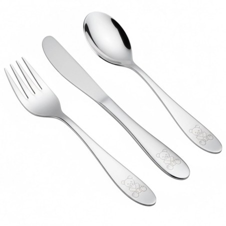 Terasest söögiriistade komplekt lastele, 3 tk. | FreshDesign.ee