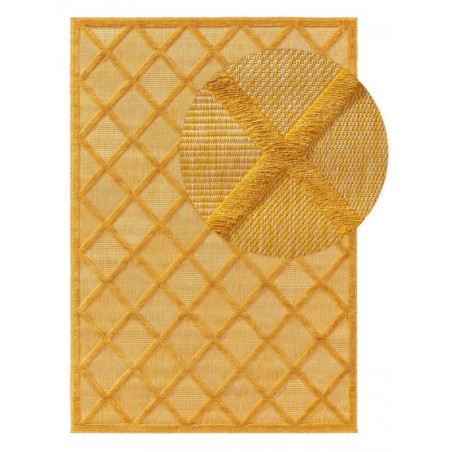 Sise- ja välisvaip Bonte Kollane 240x340 cm | FreshDesign.ee