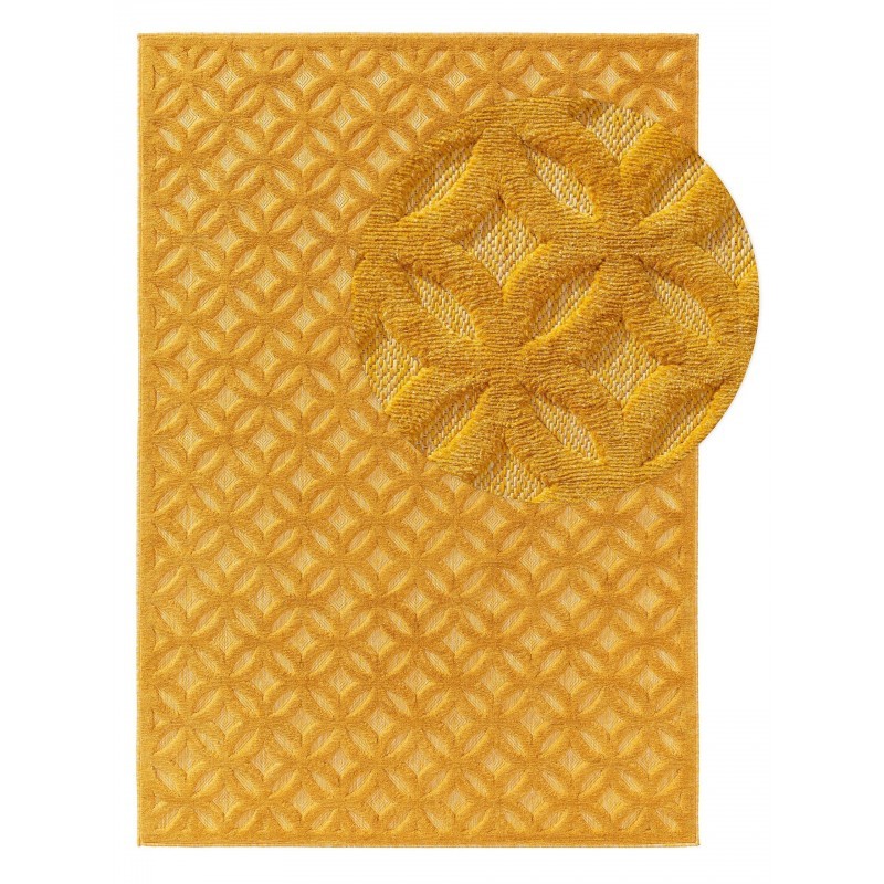 Sise- ja välisvaip Bonte Kollane 160x230 cm | FreshDesign.ee