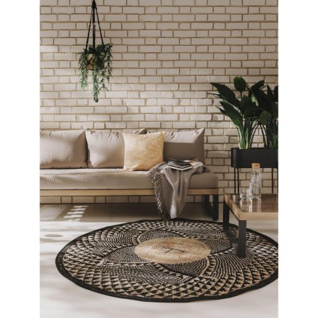 Sise- ja välisvaip Artis Must Ø 160 cm ümmargune