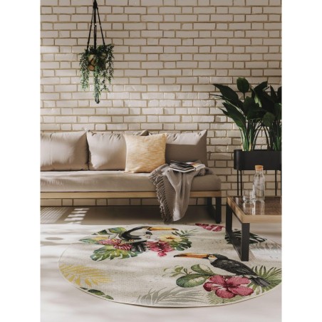 Sise- ja välistingimustes ümmargune vaip Artis Multicolour Ø 160 cm ümmargune