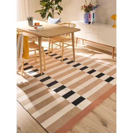 Madal vaip Judith Beež/must 200x300 cm