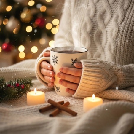 Keraamiline kruus lumehelbed 350 ml | FreshDesign.ee