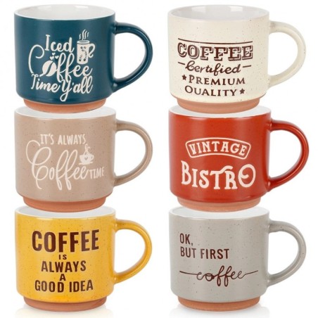 Keraamilised kruusid 230 ml 6 tk. | FreshDesign.ee