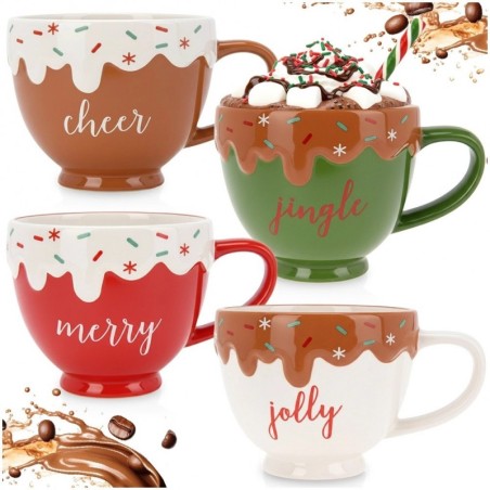 Keraamilised kruusid 420 ml 4 tk. | FreshDesign.ee