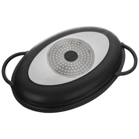 Graniidist sügava kaanega grillpann GRANDE 43x28x6 cm