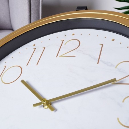 Diivanilaud metallist kullast kellaga 42x40 cm | FreshDesign.ee