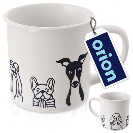 Keraamiline kruus valged koerad 500 ml | FreshDesign.ee