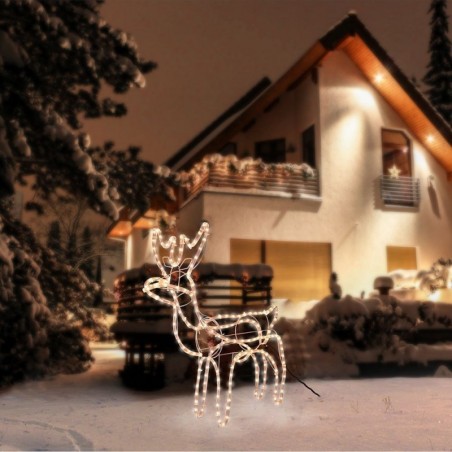 Põdrad helendavad õues 216 LED 63 cm | FreshDesign.ee