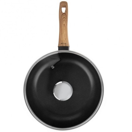 Mittenakkuva klaaskaanega pann PUIT 28 cm