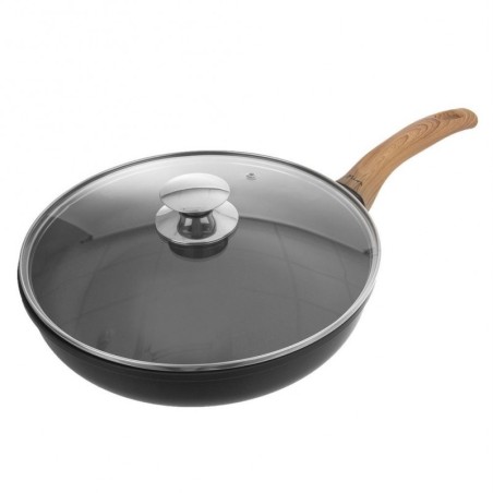 Mittenakkuva klaaskaanega pann PUIT 28 cm | FreshDesign.ee