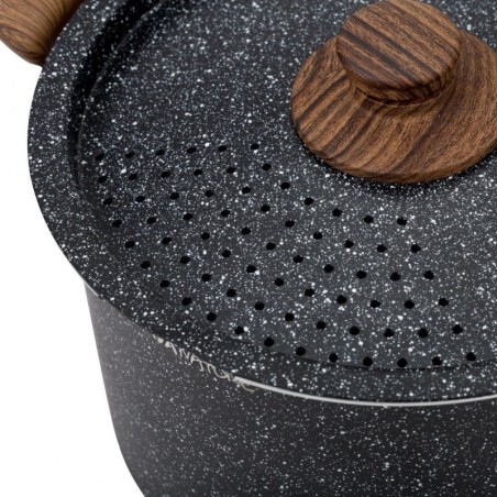 Graniitpott kurnava kaanega NATURE 22 cm, 5 l | FreshDesign.ee