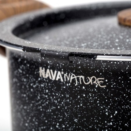 Graniitpott kurnava kaanega NATURE 22 cm, 5 l | FreshDesign.ee