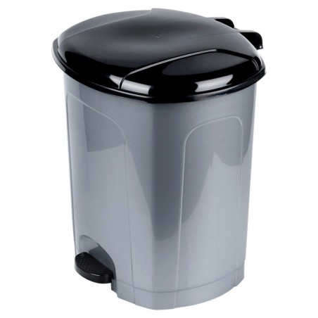 Pedaaliga prügikast plastik hall 50 l | FreshDesign.ee