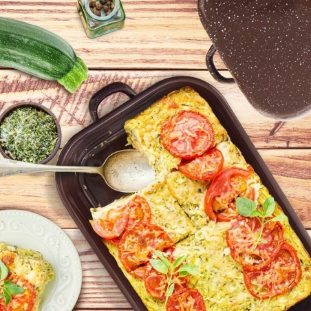 Emaileeritud kaanega küpsetusnõu, ristküli... | FreshDesign.ee