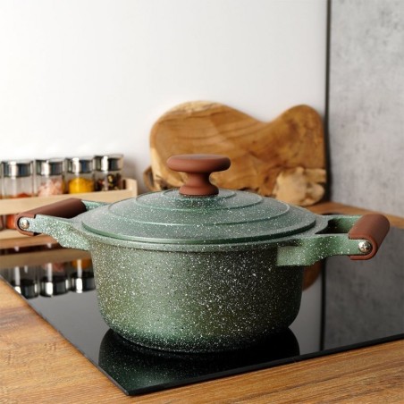 Graniitpott kaanega OMEGA 20 cm, 2,6 l | FreshDesign.ee