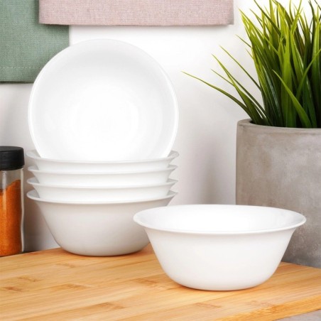 Valgest klaasist kausid 300 ml 6 tk.