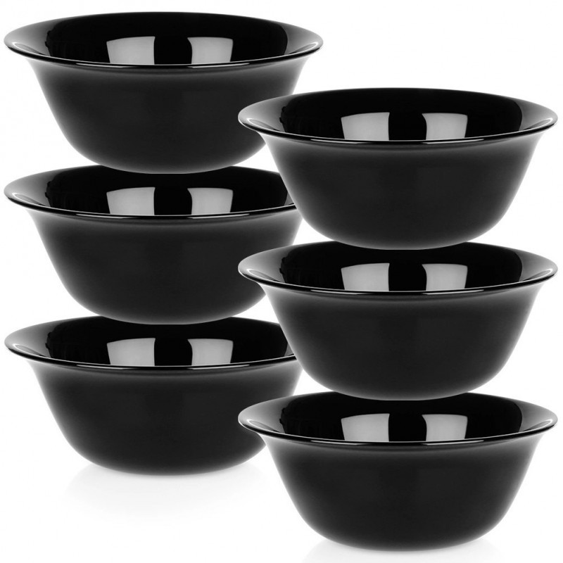 Mustast klaasist kausid 300 ml 6 tk. | FreshDesign.ee