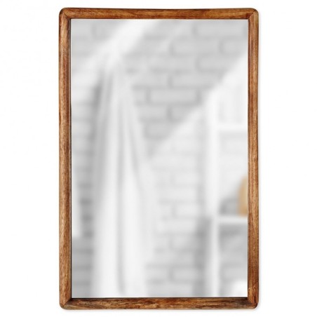 Ristkülikukujuline puidust seinapeegel 40x60 cm | FreshDesign.ee