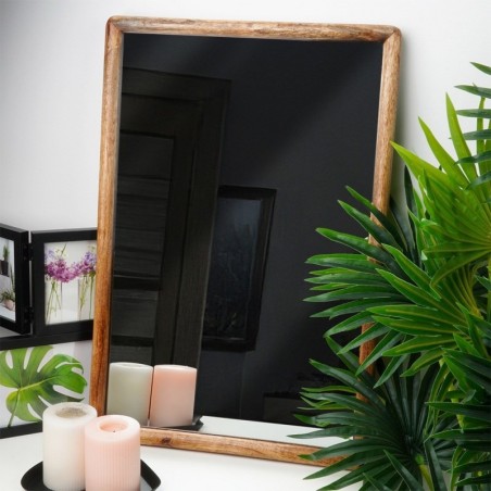 Ristkülikukujuline puidust seinapeegel 40x60 cm | FreshDesign.ee