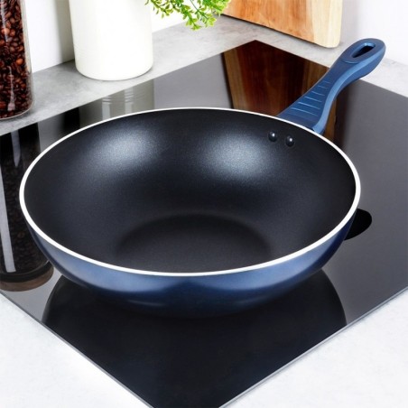 Teemant-wok-pann mittenakkuv DIAMANT 30 cm